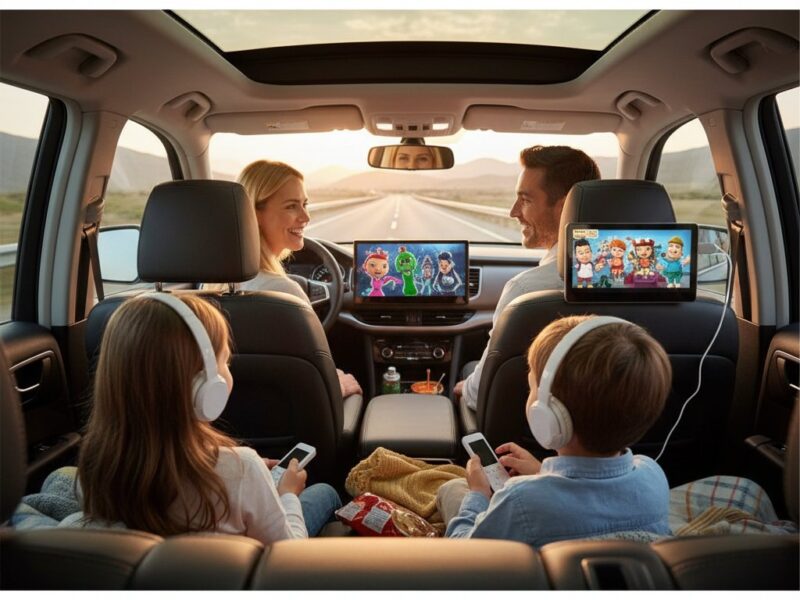 【年末帰省】子どもと一緒の長距離ドライブが激変！ 車内エンタメ環境をひと足先にアップデート - たぬきニュース