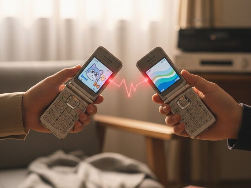 平成の「ガラケーの赤外線通信」令和にやってみた⇒懐かしい待ち受け画面に「この頃に戻りたい」と反響 - たぬきニュース