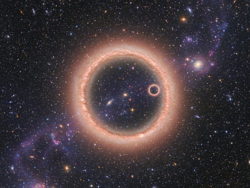 見事な環状銀河とその向こうにも環状銀河　ハッブル宇宙望遠鏡が観測した「ホーグの天体」 - たぬきニュース