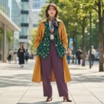 【梅澤美波さん】ジャケットの日のアウター問題は「色」と「柄」ですんなり解決！ - たぬきニュース