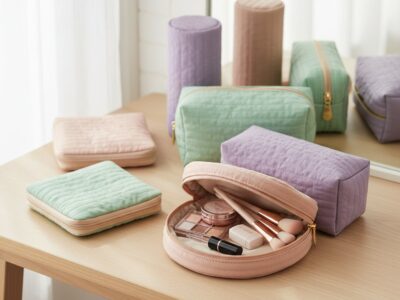 「色が可愛いどハマり」3COINSの“高見えポーチ”コスメ一式がまるっと入って使いやすい！「全部ほしいぞ！」「鬼かわいい」 – これ、買ってよかった！