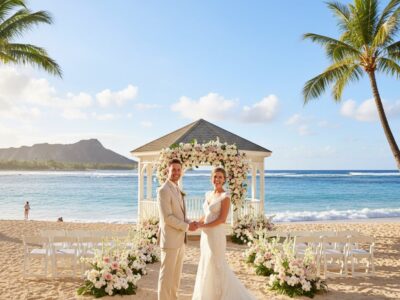 【ハワイ・ハレクラニ】不安なく進められた海外ウェディング体験記【結婚式レポ】