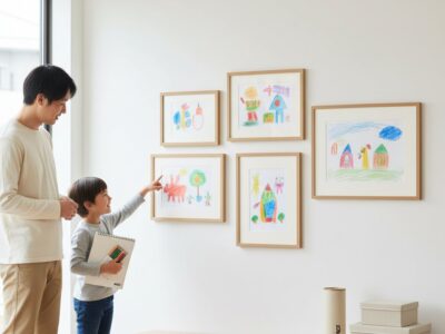 この発想なかった…！無印良品の「天才アイテム」ポスターや子供が書いた絵を、アートのように飾れるんです！《購入レビュー》