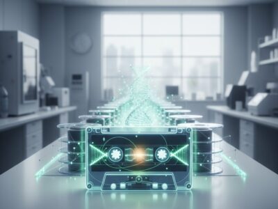 DNAを用いてデータを長期保存できる大容量カセットテープシステムが開発される、理論上は1km当たり362ペタバイト保存可能