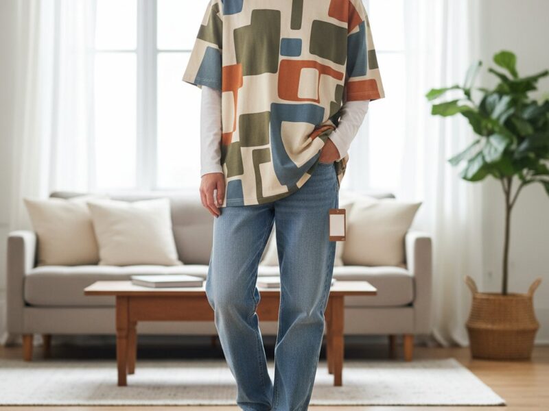 1990円→990円の値下げは破格すぎん…？GU×アンダーカバーの「レトロTシャツ」ゆったり楽ちんで、重ね着もしやすいの！《着用レビュー》 - たぬきニュース