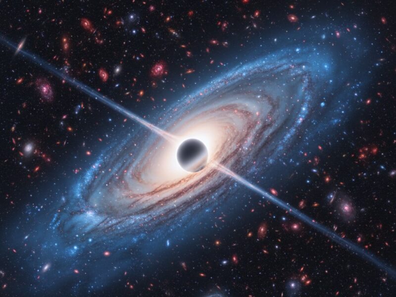 132億年前の銀河で巨大なブラックホールが急成長？　ウェッブ宇宙望遠鏡の観測成果 - たぬきニュース